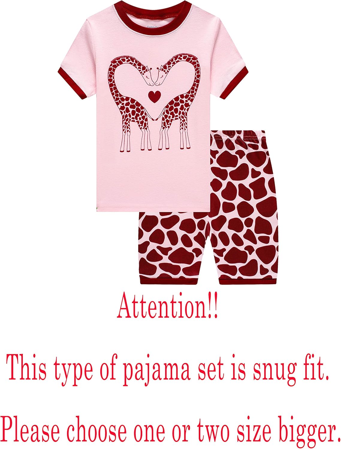 Family Feeling Boys Girls Pajamas Toddler Pjs 100% Cotton Kids Sleepwears: Clothing