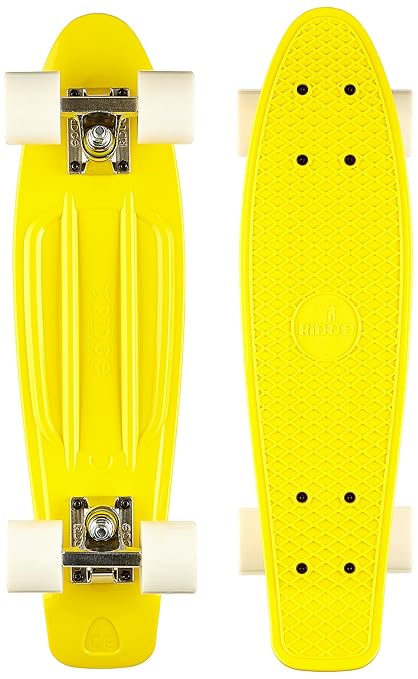 Ridge 22' Mini Cruiser Board Retro Skateboard, Pastels, Pastell-Serie, Komplett ausgerüstet, völlig in der EU Entworfen und H