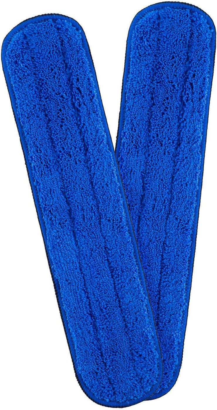 2 Pack Replaceable Microfiber Cleaning Cloth– Used with 2-in-1 Telescoping Window Washing Squeegee- Super-Soft, Non Abrasive– Highly Absorbent Cloths– Best for Glass Windows, Cabinets and More