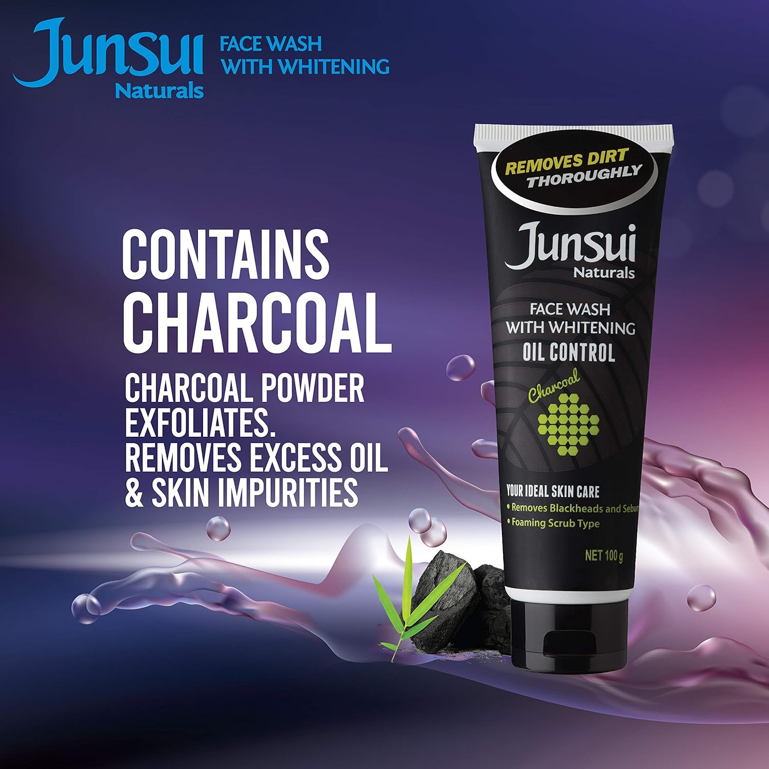 junsui face wash oil control