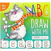 Drawing with Alphabet Learning Letters Tracing ABC Handwriting Toys Set Educational Game Birthday Gift for Preschool Activities Girl Boy 3-6 Years Old Kids