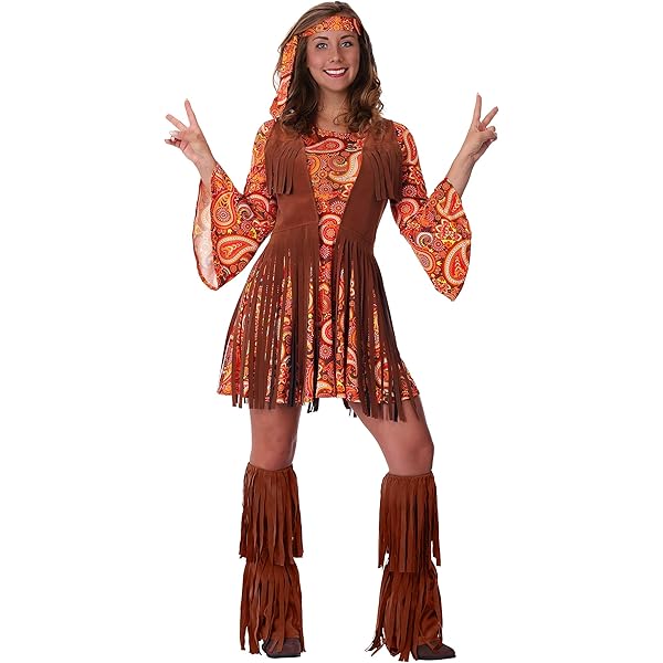 Disfraces Hippies Años 60 Y 70 Para Mujer, Hombre Y Niños