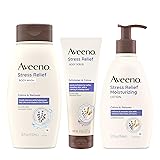 Aveeno Stress Relief, Lotion, Body Wash & Scrub