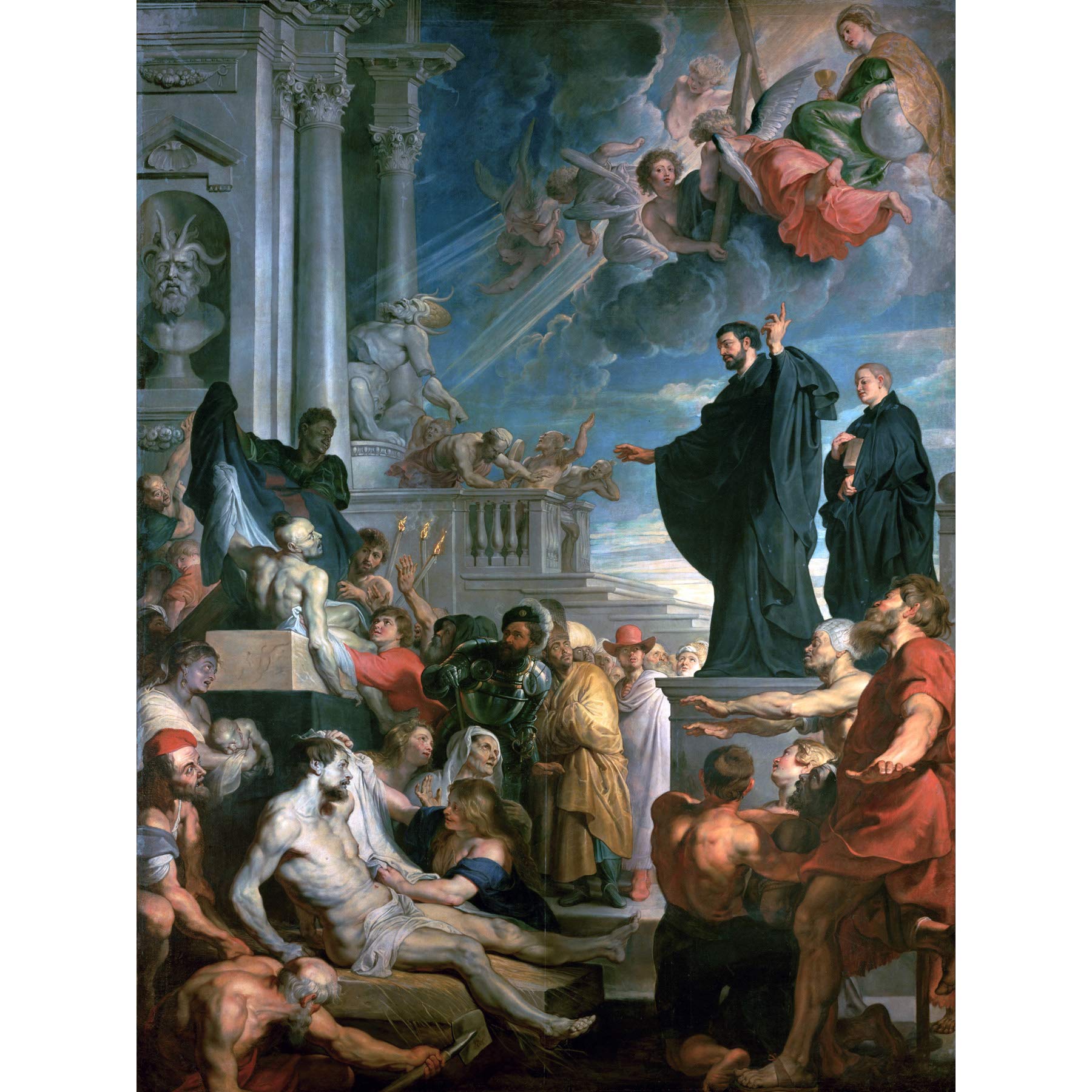 Rubens The Miracles Of St Francis Xavier Large Wall Art Print Canvas Premium Poster Mural