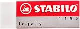 STABILO Eraser Legacy 1186 Pack of 3 White view 2