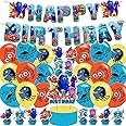 Finding Nemo Birthday Decorations,Finding Nemo Themed Party Decorations,Finding Dory Party Favors Supplies Gifts Room Decor,Banner Balloons Cake Cupcake Toppers
