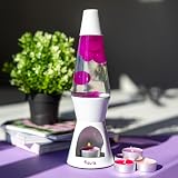 Fisura Magma Candle Warmer Lamp Eco Cordless Pink White 29 cm view 3