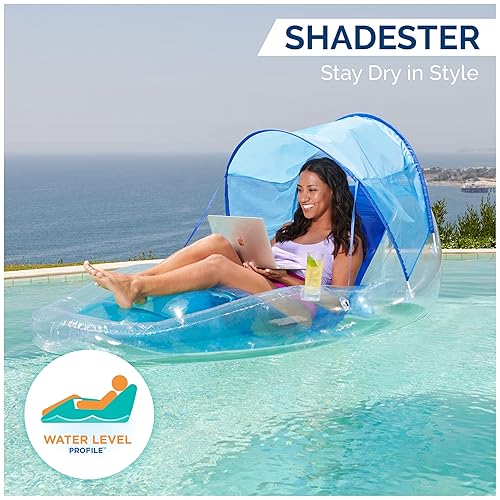 Amazon Pool Float With Canopy Adults Swimways Dry Float Shadester