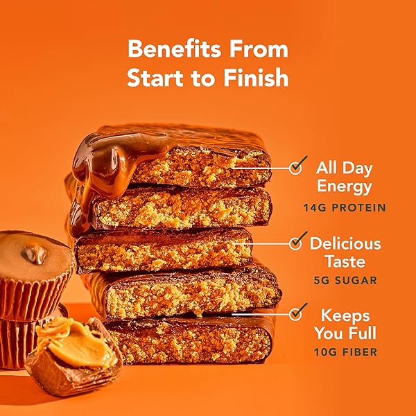 ALOHA ORGANIC PLANT BASED PROTEIN BARS – PEANUT BUTTER CUP BAR – 12 BARS, VEGAN, LOW SUGAR, GLUTEN-FREE, LOW CARB, NON-GMO, NO STEVIA, NO ERYTHRITOL