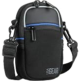 USA Gear Compact Camera Case Point &amp; Shoot Camera Bag with Accessory Pockets, Rain Cover &amp; Shoulder Strap Works W/Sony CyberShot, Canon PowerShot ELPH, Nikon COOLPIX, Olympus &amp; More
