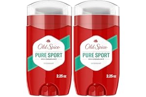 Old Spice Aluminum Free Deodorant For Men, High Endurance, 24/7 Sweat Defense & Odor Protection, 24/7 Freshness & Lasting Scent, Pure Sport Scent, 3.0 oz (Pack of 2)