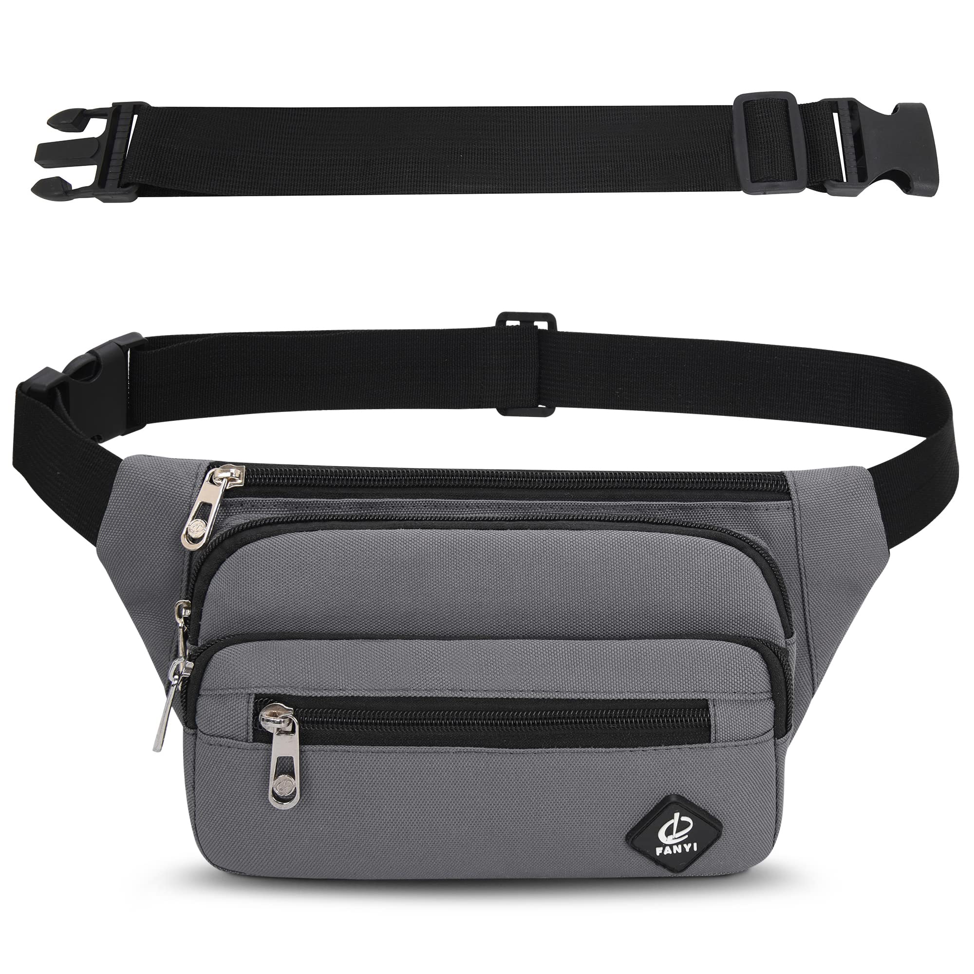 IHIGOGOFA Bumbags Waist Fanny Pack Fashion Bum Bag with 65cm Extended Belt for Dog Walking Climbing Hiking Travel Cycling Girls Ladies Men Women