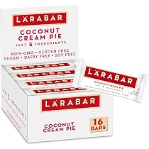 Amazon.com: Larabar Coconut Cream Pie, Gluten Free Vegan Fruit ...