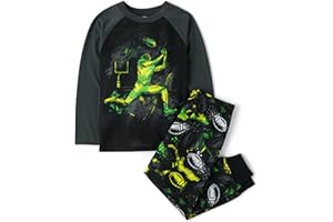 The Children's Place boys Long Sleeve Top and Pants,2 Piece Pajama Set