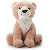 The Petting Zoo Lioness Stuffed Animal, Gifts for Kids, Wild Onez Zoo Animals, Lioness Plush Toy 12 inches