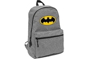 LOGOVISION Batman Classic Bat Shield Logo Lightweight Backpack for Work School Daily Use Packable for Travel