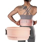 MANUEKLEAR Weight Lifting Belts for Men and Women, Gym Weight Belt with Carabiner Quick Locking, Double-Layer Weightlifting Belt for Workout Squat Powerlifting Deadlift