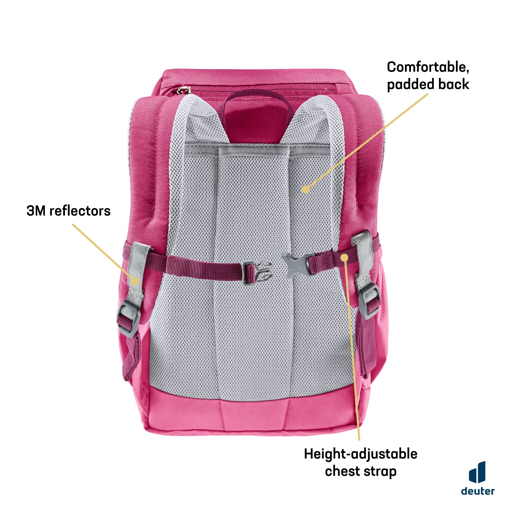 Deuter Unisex Kid's Schmusebar, Ruby-hot Pink, 8L