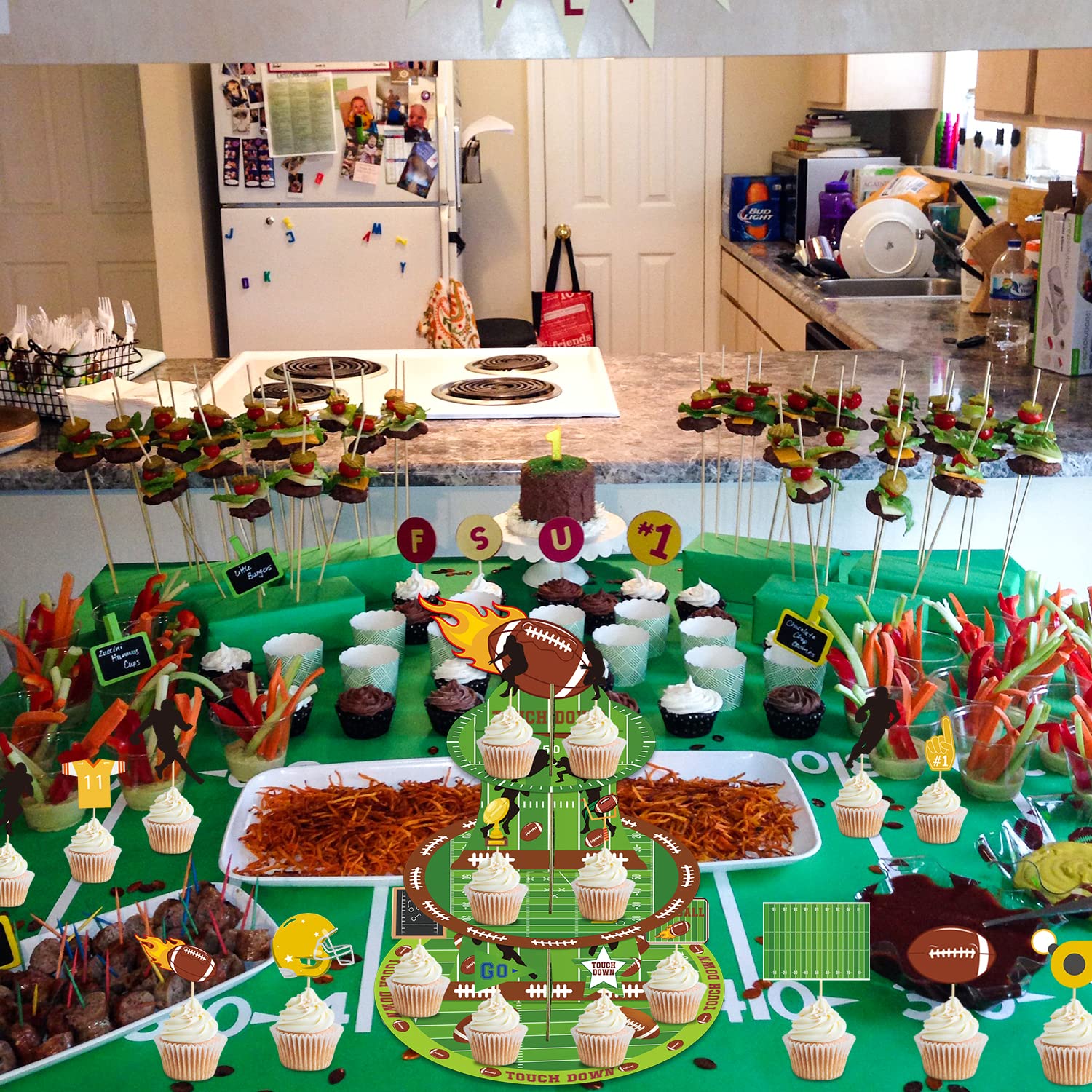 Football Cupcake Stand