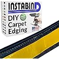 Instabind Carpet Binding - Regular Style, Rug Binding, Ideal for Area Rugs, Durable Hold, DIY Carpet Finishing Edge - Navy, 54 ft Rolls
