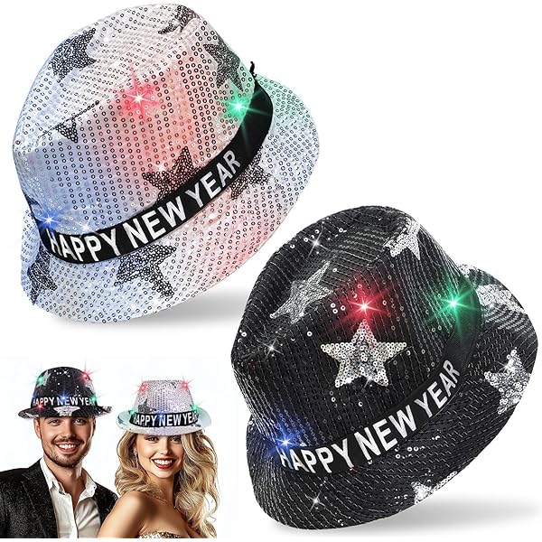 Fedora Hat Dress Up America Sequin Para Adultos, Marrom - Chapéu