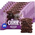 My Cookie Dealer Protein Cookies, Double Chocolate (6-Pack, 4oz Cookie) - 21g Protein per Cookie (Made with RAW Nutrition Protein) - Individually Wrapped Travel Snacks