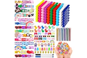 YWEVYEZC 80 Set Cheer Pins Spirit Clips Clothes Wooden Pins for Backpacks Include 90 Mini Resin Animals 30 Mini Bows 500 Beads Cheer Clothespins Decorations Ribbon Team Classroom Cheer Gifts Bulk（Colorful）