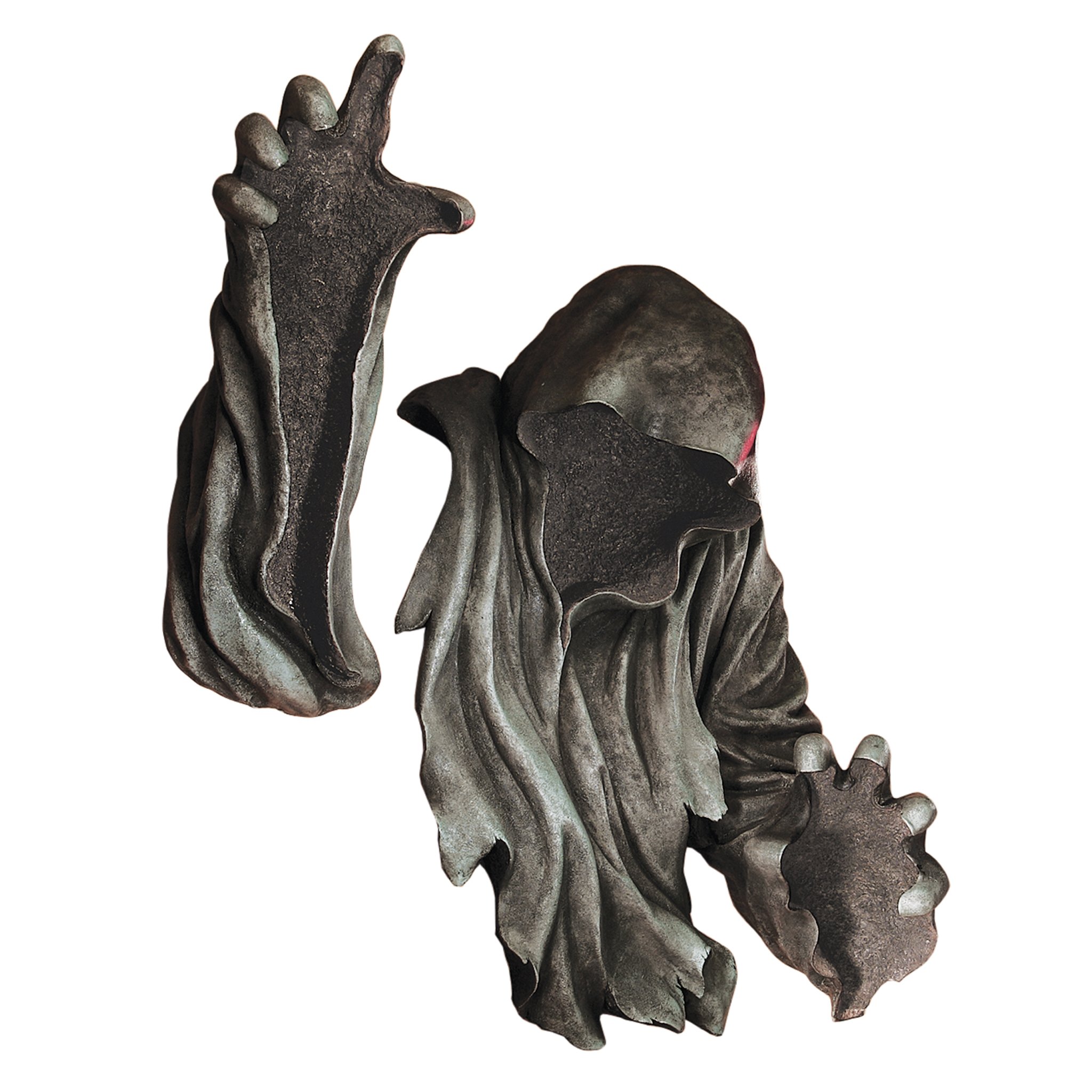 Design Toscano DB383009 the Creeper Wall Sculpture, Matte Black Finish