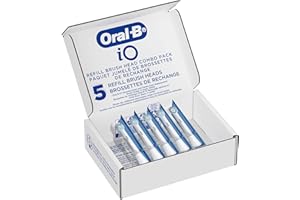 Oral-B iO Genuine Replacement Brush Heads, White, 4ct Ultimate Clean + 1ct Gentle Care, 15 Month Supply, Compatible Exclusive