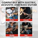 Fender FT-1 Pro Clip-On Tuner Gen 2 for Electric Acoustic Bass Ukulele Black view 7