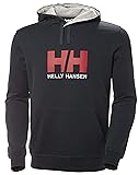 Helly Hansen Men's HH Logo Hoodie, 597 Navy, Medium