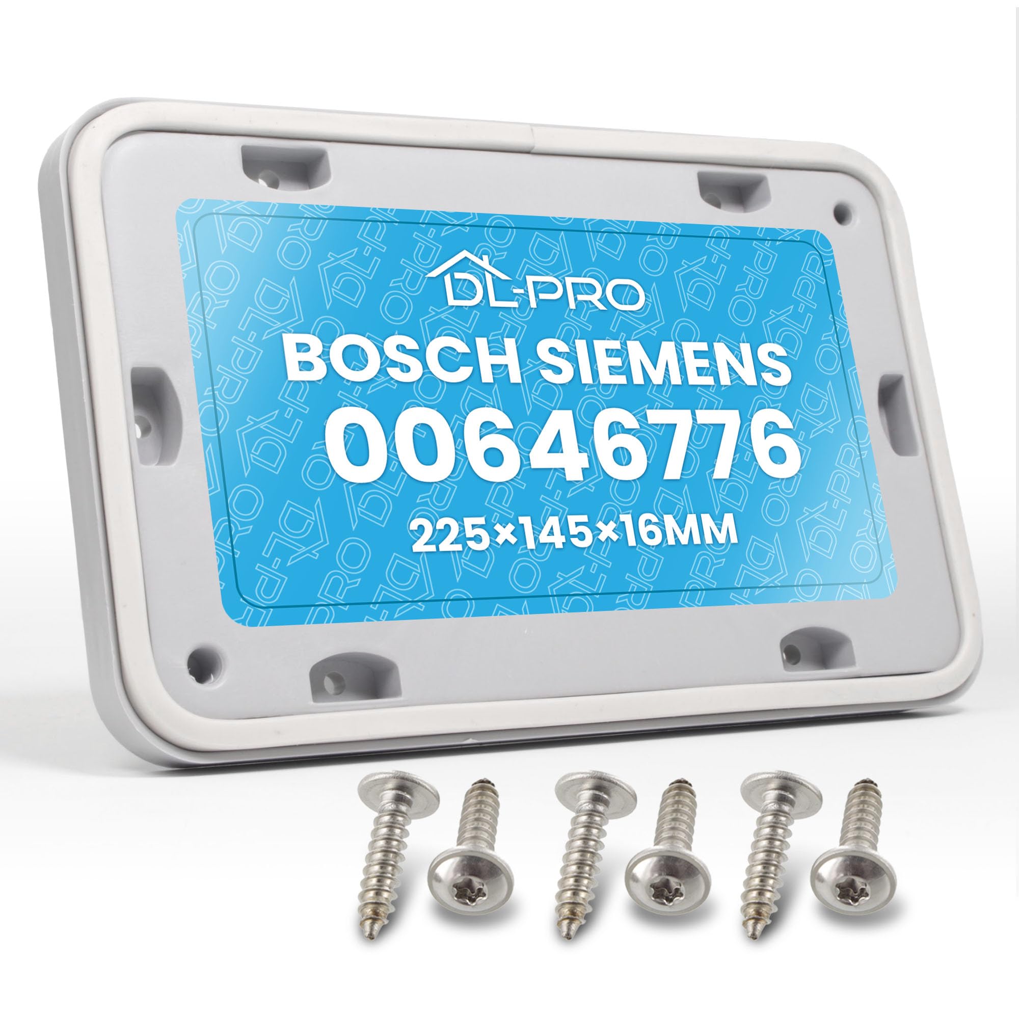 Bosch Siemens 646776 Maintenance Flap Cover for Heat Exchanger Tumble Dryer Washer Dryer