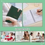 Thboxes To Do List Notebook A5 Undated Weekly Planner with Habit Tracker (Dark view 7