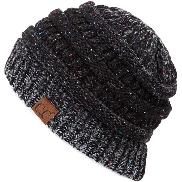 ScarvesMe Exclusive Confetti Knitted Beanie with Pom Pom  display picture 3