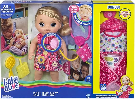 baby alive sweet tears video