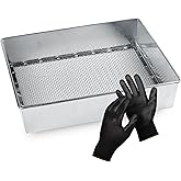 Wenses Soil Sifter, Standard Size (12 x 10 inches) with 1/8-inch Mesh, Trapping and Garden Sieve for Dirt, Sand, Rocks, and C