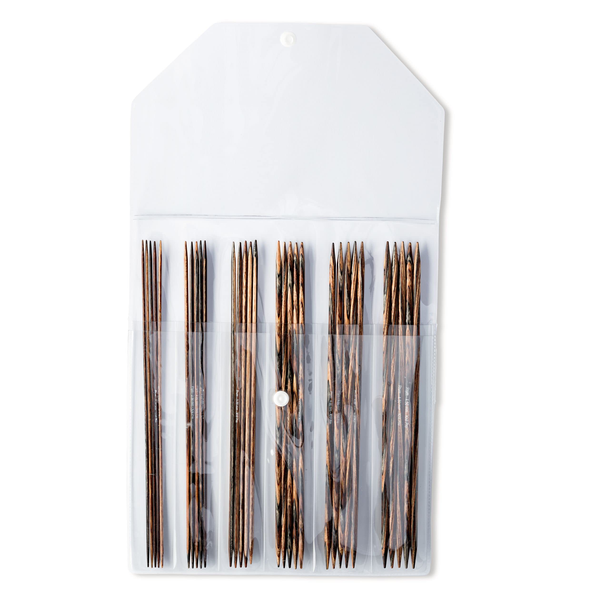 Prym 20 cm Double Pointed Knitting Pins Set, Natural