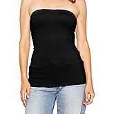 STRETCH IS COMFORT Women's & Plus Mid and Long Length Tube Top | X Small - 5X