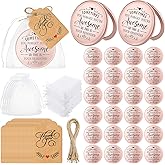 Soaoo 24 Set Inspirational Compact Mirror Bulk Metal Round Shell Sometimes You Forget Your Awesome Gifts for Women Appreciation Pocket Mirrors Employee Coworker Valentines Wedding Bridal Shower Gift