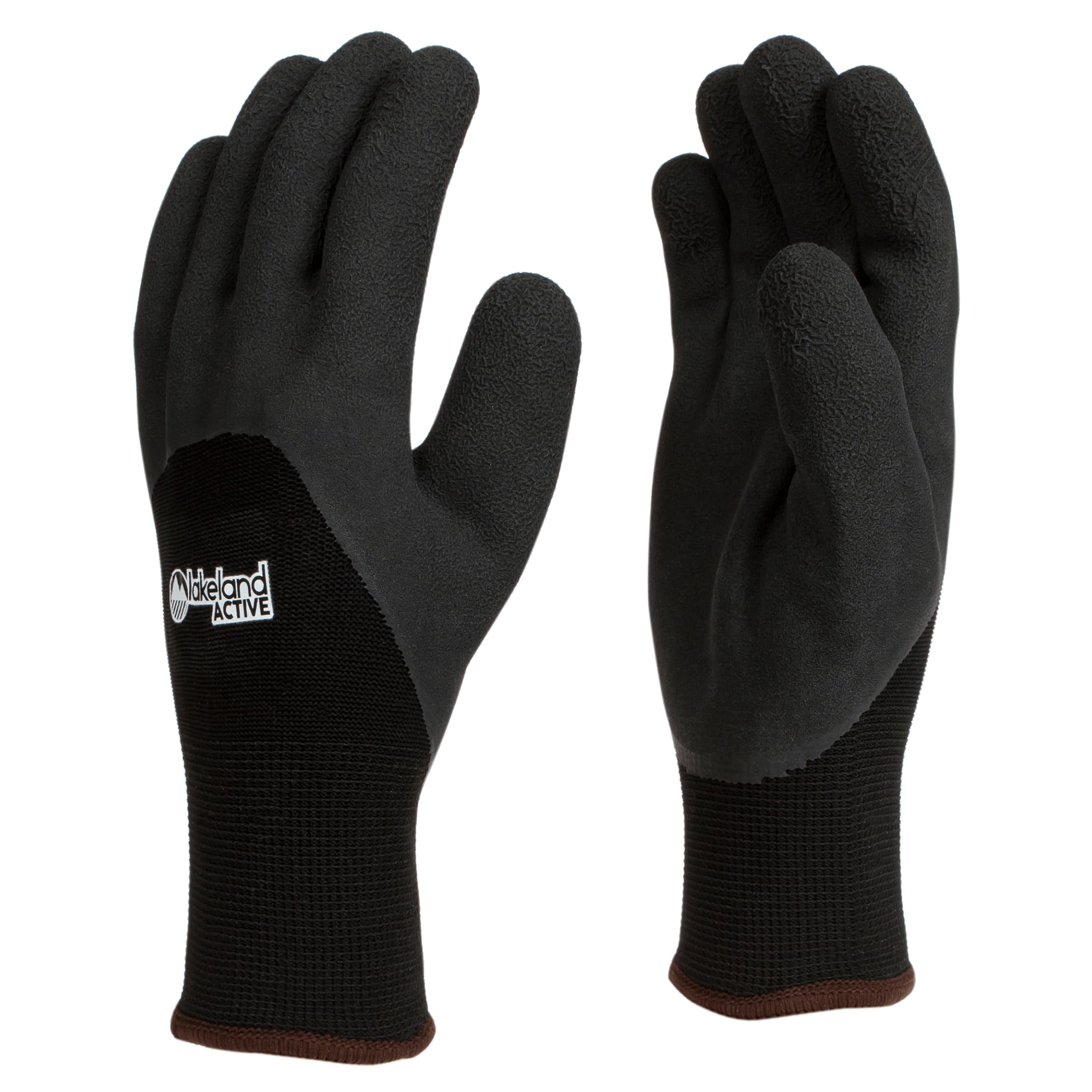 Lakeland Active 1 Pair Brigham Ultimate Thermal Winter Work Gloves - Black - Small