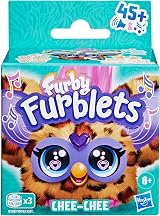 Furby Furblets Series 4 Chee-Chee Cheetah Mini Plush Yellow Brand Furby view 2