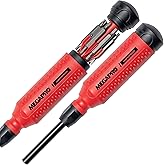 Megapro Tamperproof Security Screwdriver Set | Multi-Bit Screwdriver with &frac14;&rdquo; Hex Shaft | Hex Pin, Spanner, Torx Pin | Compact Security Bit Set (The Original)