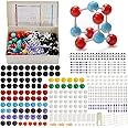 SOUJOY 444 Pieces Chemistry Molecular Model, Organic and Inorganic Modeling Kit, Students Teacher Set with Atoms Bond, Links and, Short Link Remover Tool for Learning Science