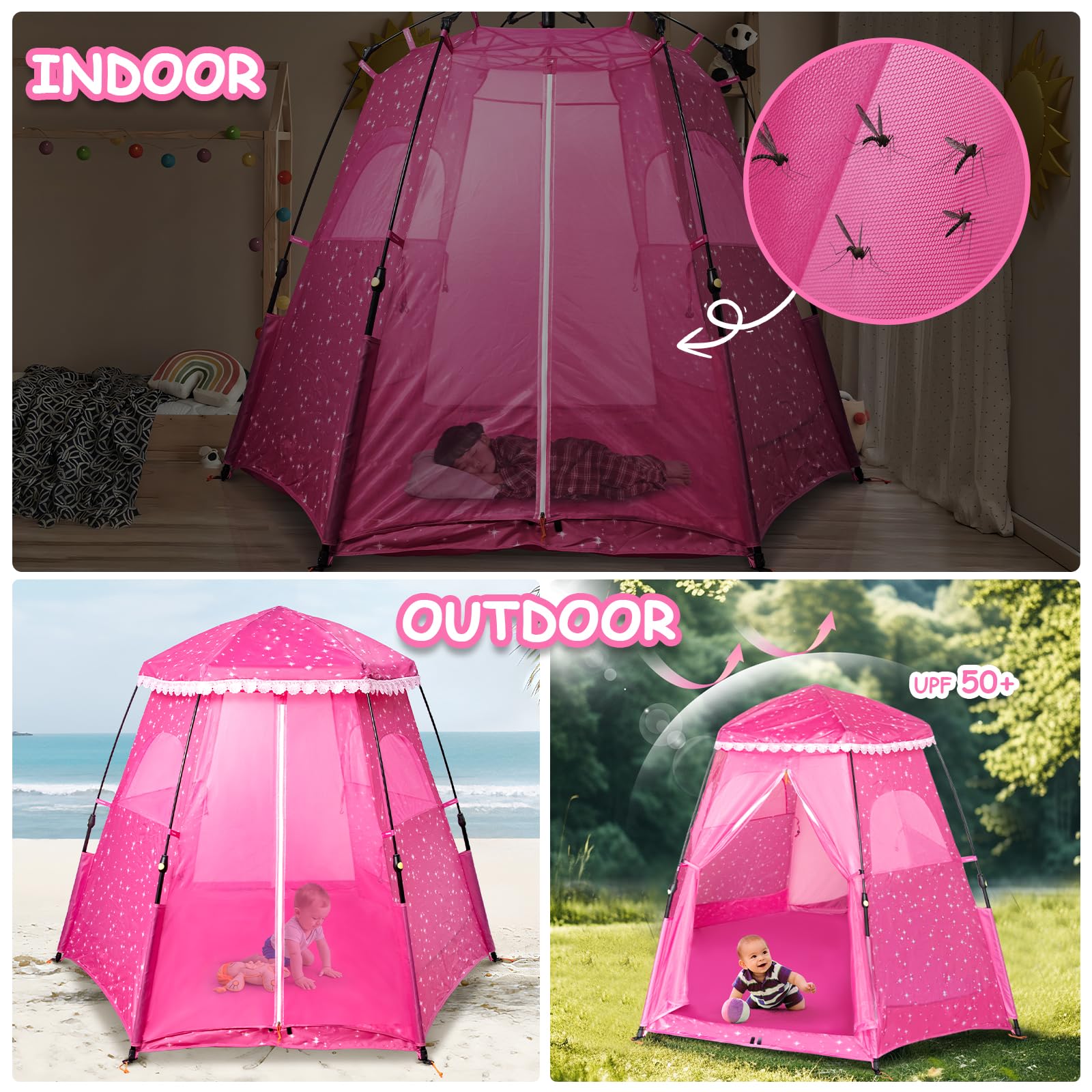 Kids Pop-Up Play Tent: 78