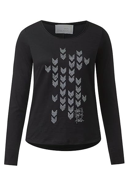 maglietta con brillantini