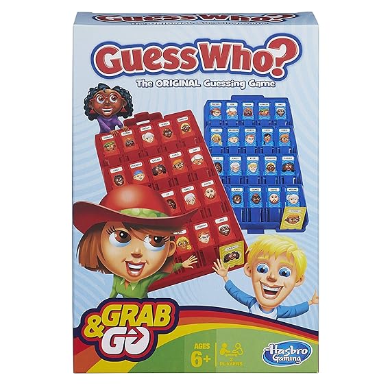 Hasbro Travel Game - Guess Who? (Wer ist es? Reisespiel) Version Englisch