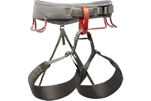 BLACK DIAMOND Men’s Momentum Rock Climbing Harness | Adjustable Waist & Leg Loops | Dual Core Construction | Lightweight Comfort | Moonstone | Large
