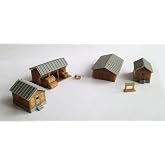 Outland Models Train Railway Layout Country Farm House Shed Cottage Set N Scale