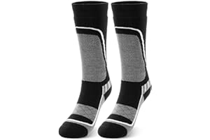 LULLABY KIDS Kids Ski Socks Full Terry Lightweight Warm Merino Wool Skiing Socks