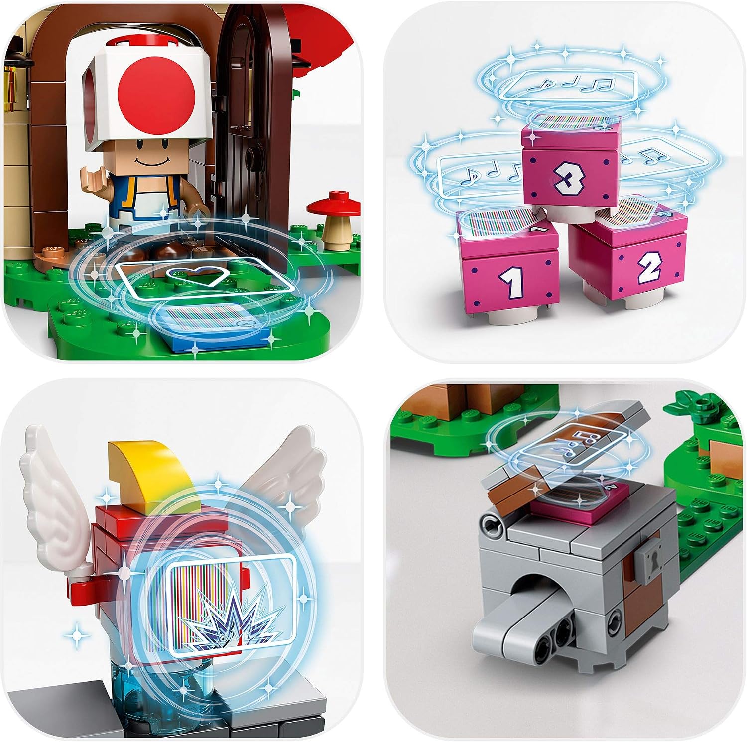 LEGO 71368 Super Mario Toad’s Treasure Hunt Expansion Set Buildable Game, Multicolor - Image 5